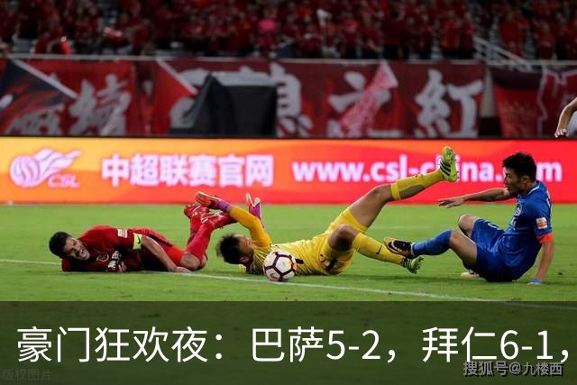 豪门狂欢夜：巴萨5-2，拜仁6-1，国米3-1，曼城3-2，利物浦2-1